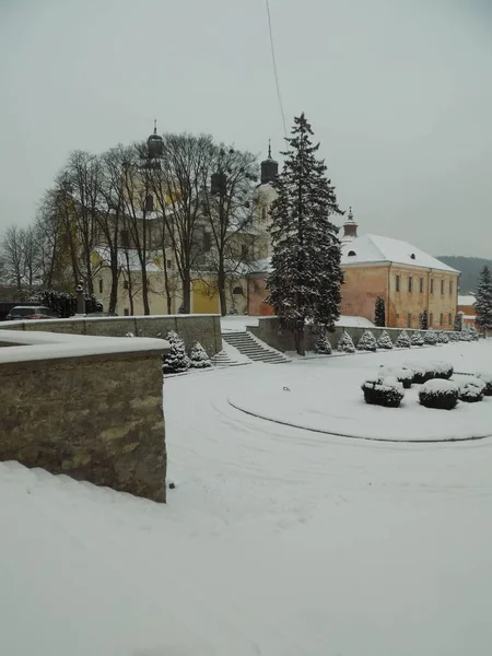 Рождественская Елка Старом Городе — стоковое фото