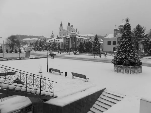 Рождественская Елка Старом Городе — стоковое фото