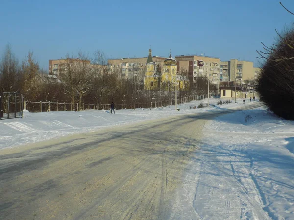 Vue Fenêtre Ville — Photo