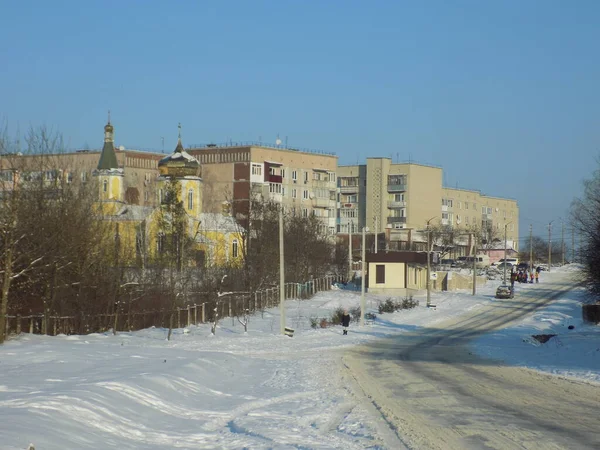 Widok Okna Miasto — Zdjęcie stockowe