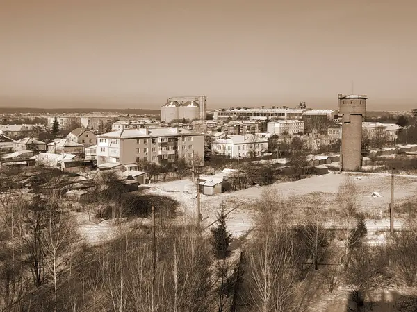 Pencereden Şehre Olan Manzara — Stok fotoğraf