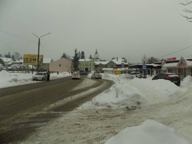 Eski kasabanın tarihi merkezi.                                                                              