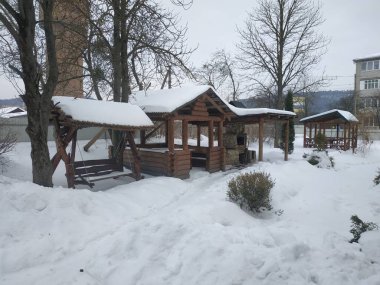 Salla, çardak, soba, barbekü