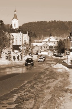  Eski kasabanın tarihi merkezi.                                                                                     