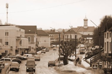  Eski kasabanın tarihi merkezi.       