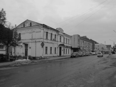   Eski kasabanın tarihi merkezi.                                  