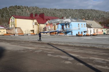 Eski kasabanın tarihi merkezi.                         