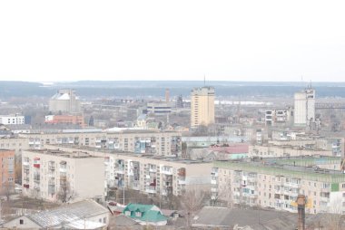 Eski kasabada Noel ağacı. Noel ağacı, eski kasaba.                  