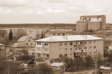  Pencereden şehre olan manzara.                            