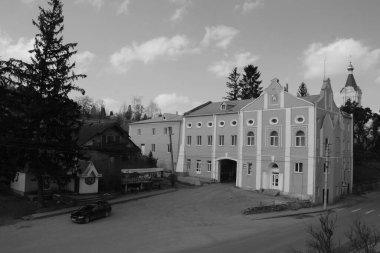 Eski kasabanın tarihi merkezi.                                                                          