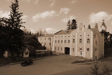 Eski kasabanın tarihi merkezi.                                                                          