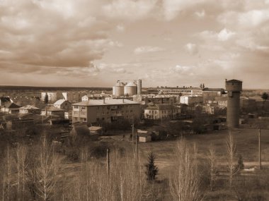  Pencereden şehre olan manzara.                                              