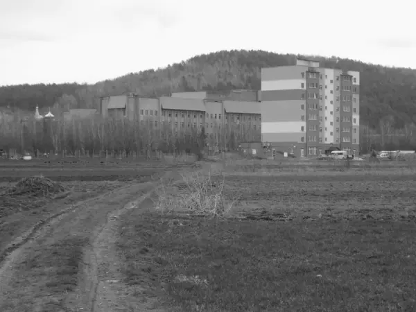 Pencereden Şehre Olan Manzara — Stok fotoğraf