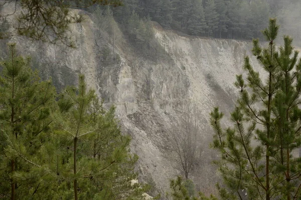 Old Abandoned Chalk Quarry — Stock Photo, Image