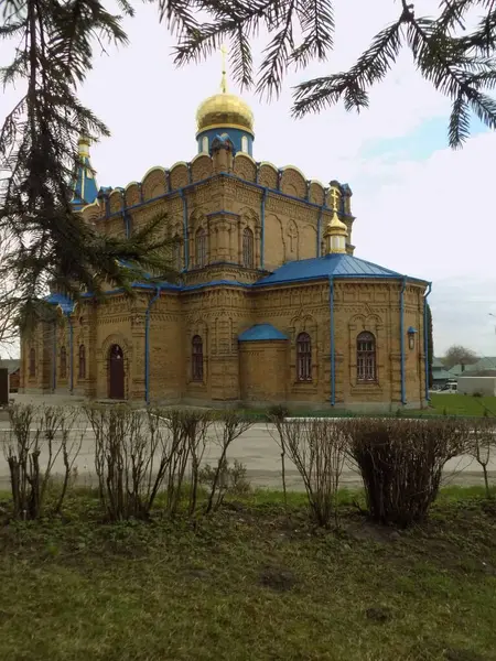 Iglesia Svyatopokrovska Regimiento Kremenets — Foto de Stock