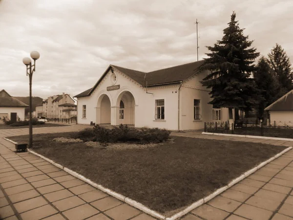 Estación Ferroviaria Dirección Ferrocarriles Rivne Lviv Kremenets Región Ternopil Ucrania — Foto de Stock