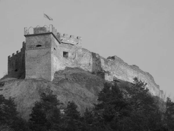 旧城壁と入構塔跡 — ストック写真