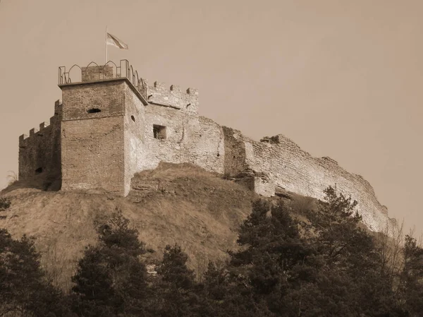 Restos Antigua Muralla Torre Entrada — Foto de Stock