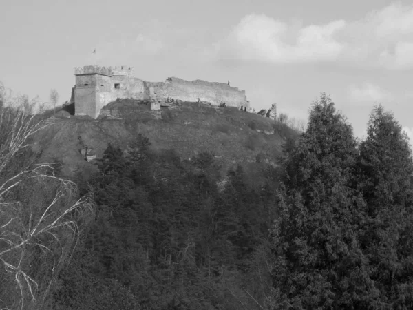 Vue Générale Colline Château — Photo