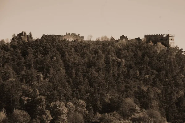 Allgemeiner Blick Auf Den Burgberg — Stockfoto