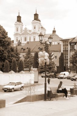 Eski şehrin tarihi kısmı.                                      