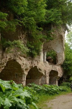 Rivne bölgesinin Dubensky bölgesinin hamamböcekleri köyünde bir kale.
