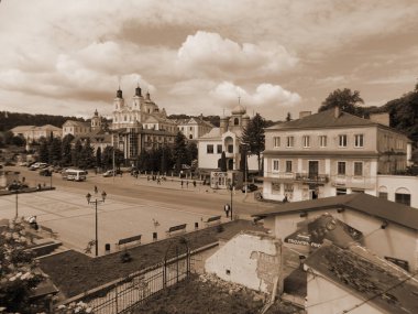 Eski şehrin tarihi kısmı.                                                                