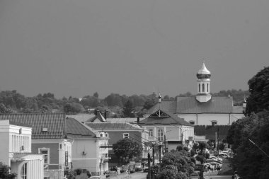 Eski şehrin tarihi kısmı.           