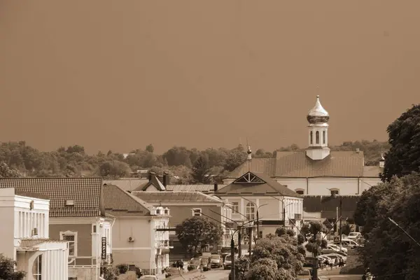 Eski şehrin tarihi kısmı.           