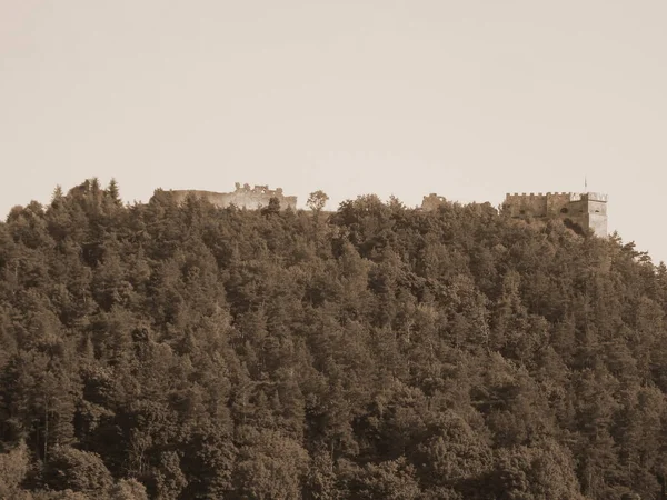 Ogólny Widok Wzgórze Zamkowe — Zdjęcie stockowe
