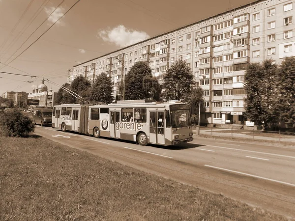 Ulica Nowoczesnego Miasta — Zdjęcie stockowe