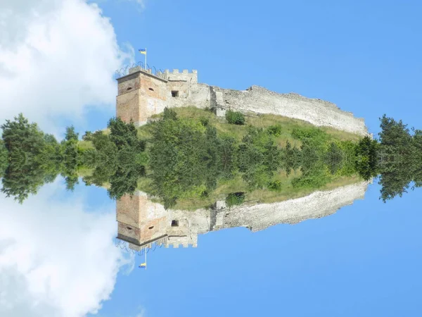 Vue Générale Colline Château — Photo