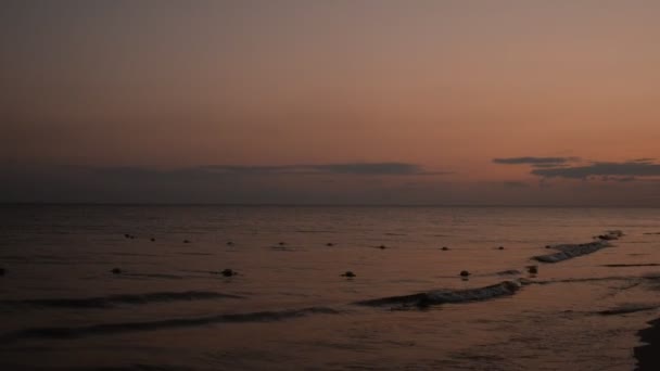 Tarde Sobre Mar Mar Negro — Vídeo de stock