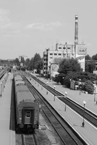 ヘルソンの鉄道駅 ウクライナ — ストック写真