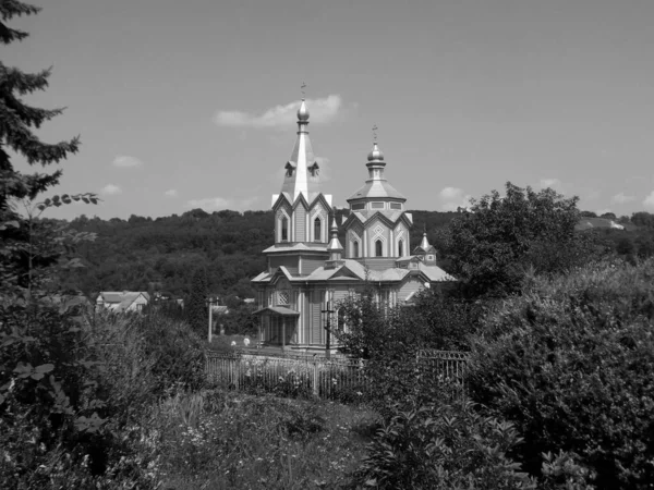 Ancient Wooden Church Holy Cross Church — Stock Photo, Image