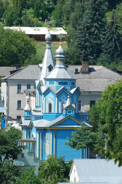 Starověký Dřevěný Kostel Kostel Kříže — Stock fotografie