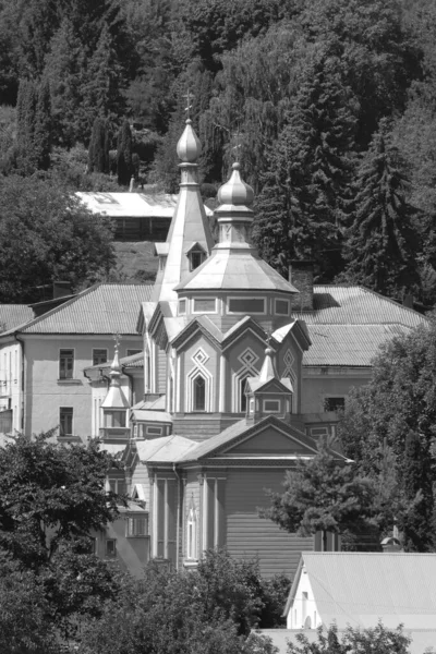 Igreja Antiga Madeira Santa Cruz Igreja — Fotografia de Stock