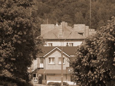 Eski şehrin tarihi kısmı.                                                                          