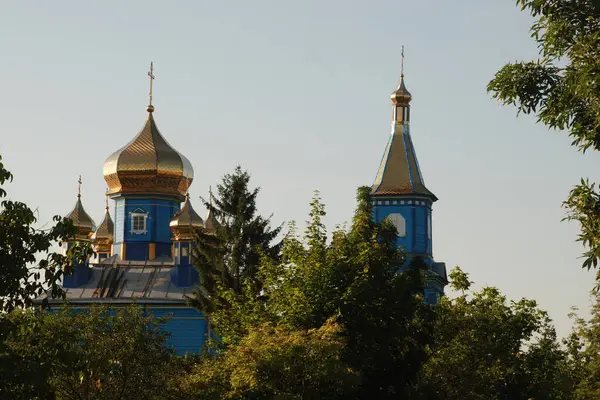 Große Alte Holzkirche — Stockfoto