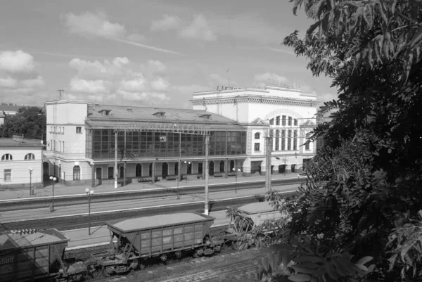 Ternopil Deki Tren Istasyonu Ukrayna — Stok fotoğraf