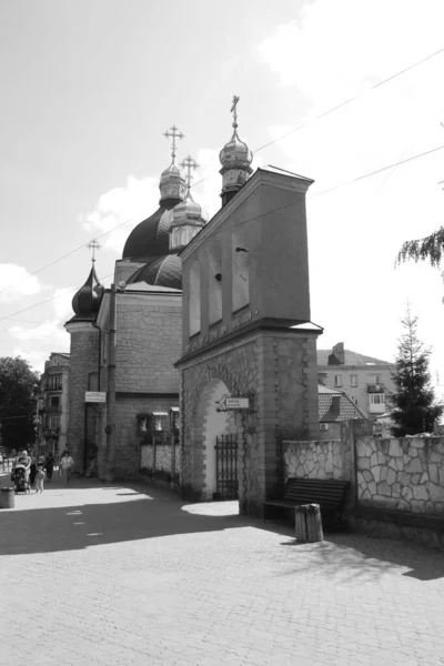 Nın Doğumu Kilisesi Ternopil Ruska Caddesinde — Stok fotoğraf