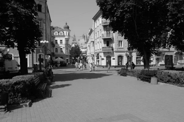 旧市街の小さな通り 旧市街の歴史的な部分 — ストック写真