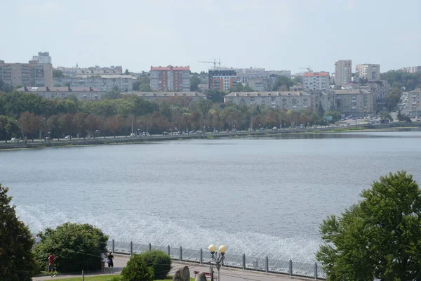 Lago Ternopil Ternopil Antes 1991 Lago Komsomolskoe — Fotografia de Stock