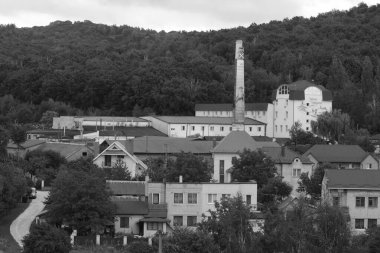 Pencereden şehre olan manzara.          