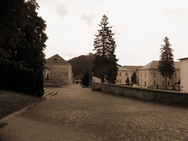 Une Petite Rue Vieille Ville Partie Historique Vieille Ville — Photo