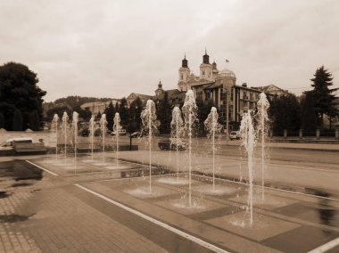 Eski şehrin tarihi kısmı.                                                                                    