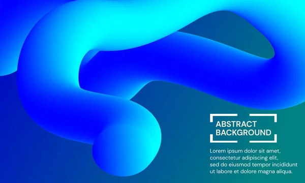 Abstrakter Moderner Hintergrund Flüssige Wellenform Mit Blauer Farbe Vektorillustration Geeignet — Stockvektor