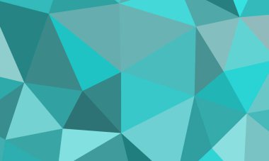 Soyut mavi geometrik üçgen arka plan. Vektör İllüstrasyonu.