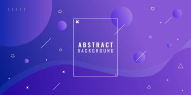 Modern soyut mor eğimli geometrik dalgalı arka plan. Posterler, el ilanları, web sayfaları veya iniş sayfaları için uygun