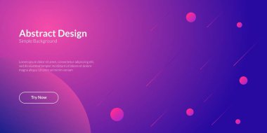 Soyut geometrik arkaplan. Gradyan pembe ve koyu mavi renk. Pankartlar, posterler, broşürler, kapaklar, iniş sayfaları için uygun